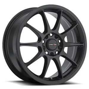 Vision Wheel Street Designs – 425 BANE – Black – 15″x6.5″ 38mm – All weather Wheels – 425-5618MB38